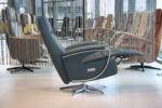 Elektrisch verstelbaar relaxfauteuil / relaxstoel Brabant 40 in Leer Dino 612 kleur Petrol van Gealux met 2 motoren en accu. Direct leverbaar. - Afbeelding 2