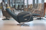 Elektrisch verstelbaar relaxfauteuil / relaxstoel Brabant 40 in Leer Dino 612 kleur Petrol van Gealux met 2 motoren en accu. Direct leverbaar. - Afbeelding 3
