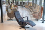 Elektrisch verstelbaar relaxfauteuil / relaxstoel Roos in Leer Polo 1010 kleur blauw van Gealux met 2 motoren en accu. Direct leverbaar. - Afbeelding 6