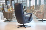 Elektrisch verstelbaar relaxfauteuil / relaxstoel Roos in Leer Polo 1010 kleur blauw van Gealux met 2 motoren en accu. Direct leverbaar. - Afbeelding 7