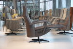 Elektrisch verstelbaar relaxfauteuil / relaxstoel Twinz 205 in Leer Elegance kleur Antraciet van Gealux met 3 motoren en accu. Direct leverbaar. - Afbeelding 2