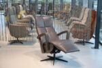 Elektrisch verstelbaar relaxfauteuil / relaxstoel Twinz 205 in Leer Elegance kleur Antraciet van Gealux met 3 motoren en accu. Direct leverbaar. - Afbeelding 8