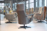 Elektrisch verstelbaar relaxfauteuil / relaxstoel Twinz 205 in Leer Elegance kleur Antraciet van Gealux met 3 motoren en accu. Direct leverbaar. - Afbeelding 9