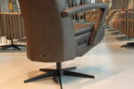 Elektrisch verstelbaar relaxfauteuil / relaxstoel Twinz 205 in Leer Elegance kleur Antraciet van Gealux met 3 motoren en accu. Direct leverbaar. - Afbeelding 10