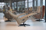 Elektrisch verstelbaar relaxfauteuil / relaxstoel Twinz 621 in Leer Polo 1028 kleur Taupe van Gealux met 3 motoren en accu. Direct leverbaar. - Afbeelding 4