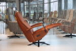 Elektrisch verstelbaar relaxfauteuil / relaxstoel Twinz 6004 in Leer Polo 1093 kleur Cognac van Gealux met 3 motoren en accu. Direct leverbaar. - Afbeelding 3