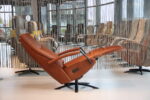 Elektrisch verstelbaar relaxfauteuil / relaxstoel Twinz 6004 in Leer Polo 1093 kleur Cognac van Gealux met 3 motoren en accu. Direct leverbaar. - Afbeelding 4
