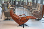 Elektrisch verstelbaar relaxfauteuil / relaxstoel Twinz 6004 in Leer Polo 1093 kleur Cognac van Gealux met 3 motoren en accu. Direct leverbaar. - Afbeelding 6