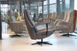Elektrisch verstelbaar relaxfauteuil / relaxstoel Twinz 234 in Leer Elegance kleur Antraciet van Gealux met 3 motoren en accu. Direct leverbaar. - Afbeelding 2