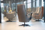 Elektrisch verstelbaar relaxfauteuil / relaxstoel Twinz 234 in Leer Elegance kleur Antraciet van Gealux met 3 motoren en accu. Direct leverbaar. - Afbeelding 8