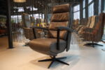 Elektrisch verstelbaar relaxfauteuil / relaxstoel Twinz 234 in Leer Elegance kleur Antraciet van Gealux met 3 motoren en accu. Direct leverbaar. - Afbeelding 10