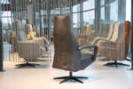 Elektrisch verstelbaar relaxfauteuil / relaxstoel Twinz 622 in Leer Polo 1101 kleur Antraciet van Gealux met 3 motoren en accu. Direct leverbaar. - Afbeelding 8