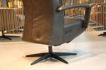Elektrisch verstelbaar relaxfauteuil / relaxstoel Twinz 622 in Leer Polo 1101 kleur Antraciet van Gealux met 3 motoren en accu. Direct leverbaar. - Afbeelding 9