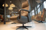 Elektrisch verstelbaar relaxfauteuil / relaxstoel Twinz 622 in Leer Polo 1101 kleur Antraciet van Gealux met 3 motoren en accu. Direct leverbaar. - Afbeelding 10