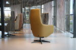 Elektrisch verstelbaar relaxfauteuil / relaxstoel Twinz 8140 in leer Prestige olive met Stof multi color groen van Gealux met 3 motoren en accu. Direct leverbaar. - Afbeelding 8